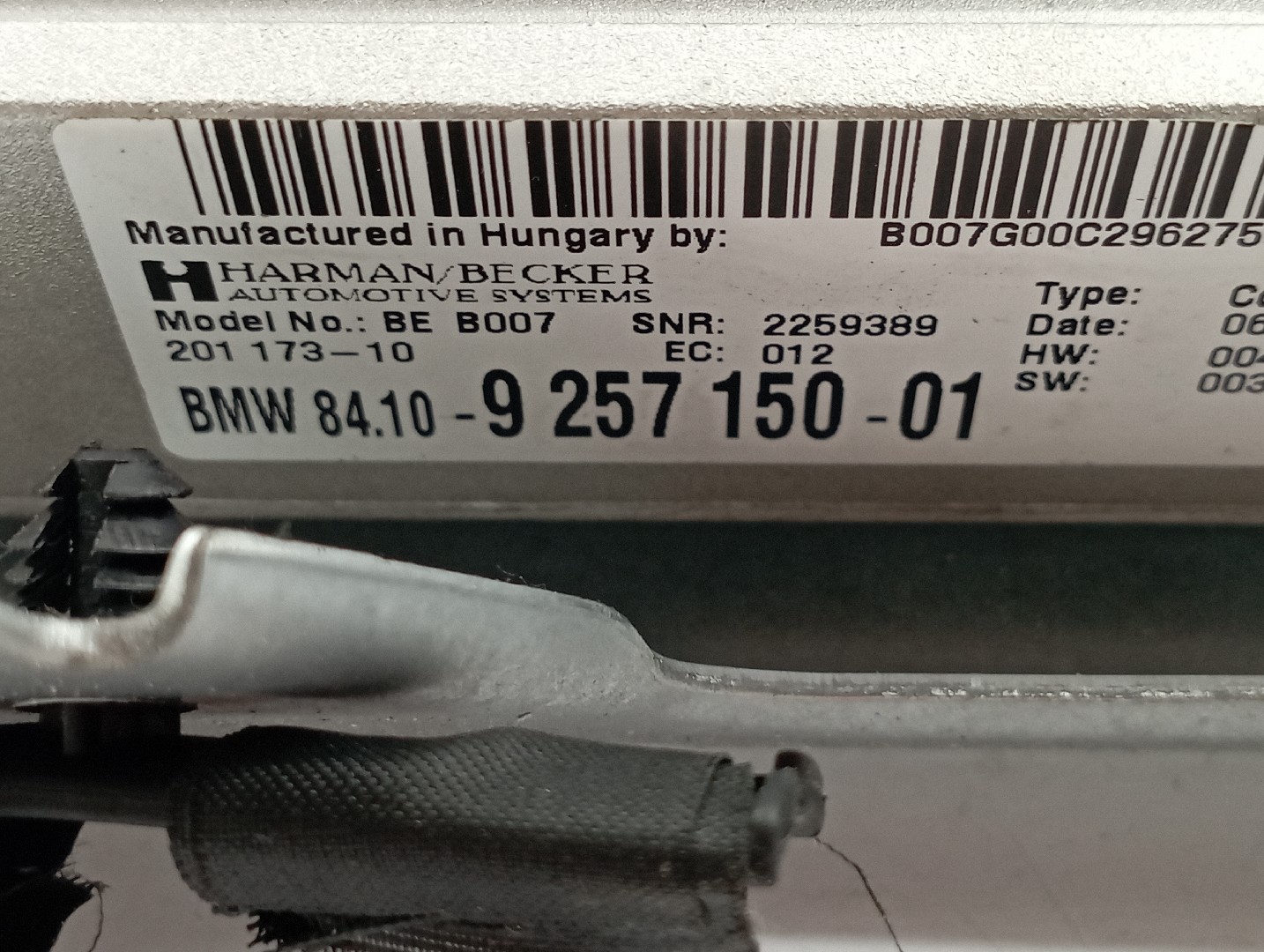 Amplificador de som BMW 5 (F10) | 09 - 16 Imagem-1