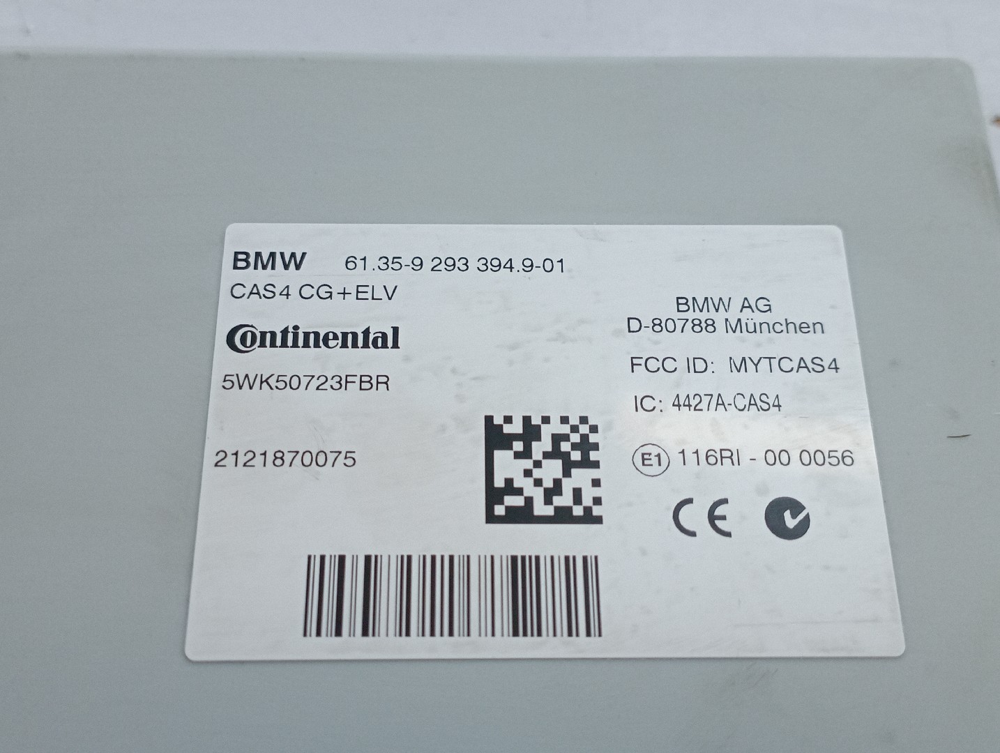 Unidade de control BMW 5 (F10) | 09 - 16 Imagem-1