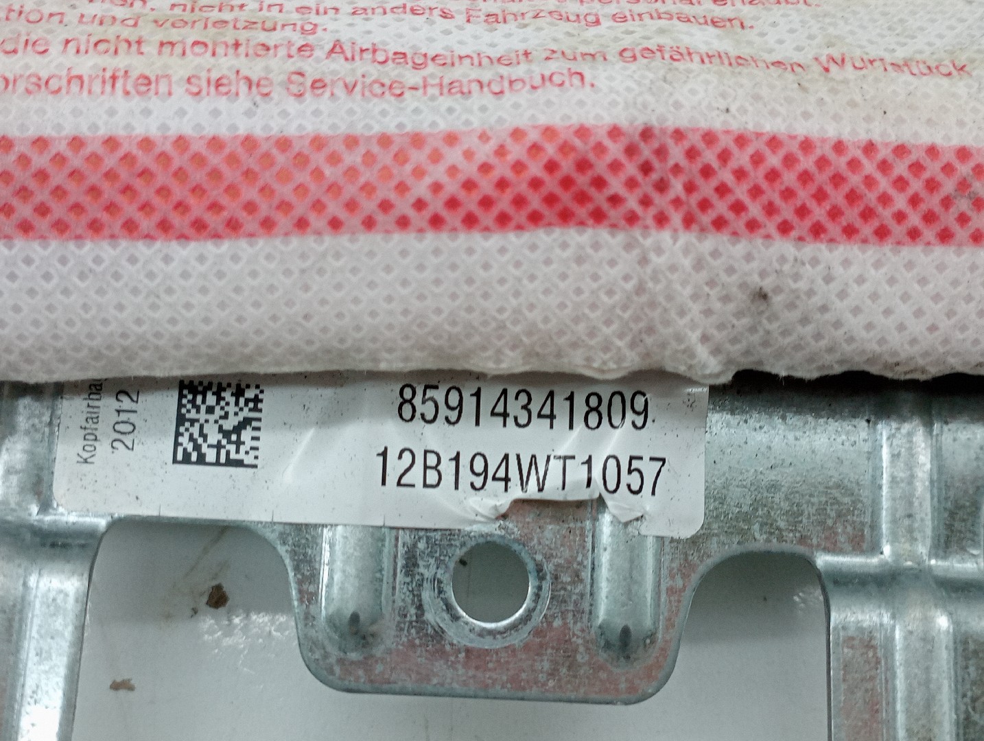 Cortina de airbag direita BMW 5 (F10) | 09 - 16 Imagem-1