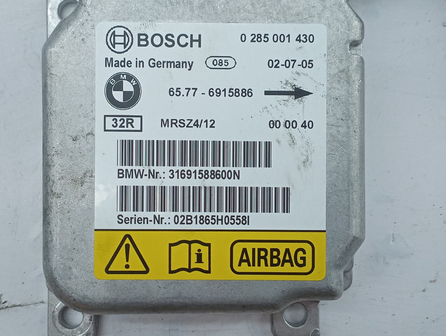 Modulo Airbag MINI MINI (R50, R53) | 01 - 06