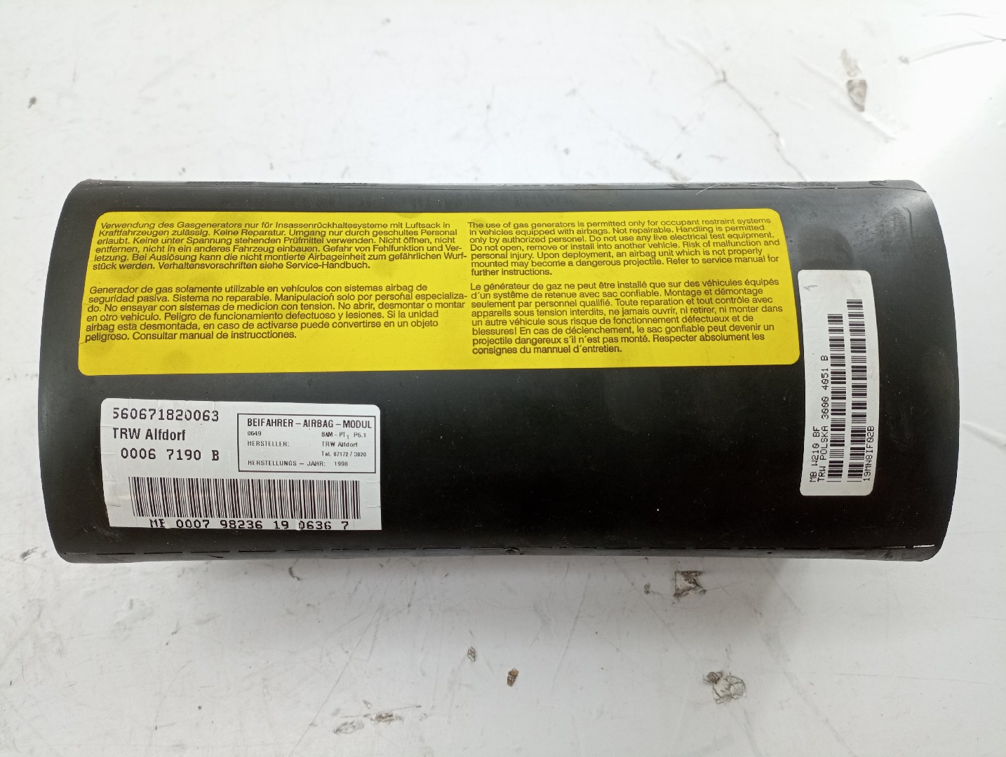 Kit Airbags MERCEDES-BENZ SLK (R170) | 96 - 04 Imagem-11