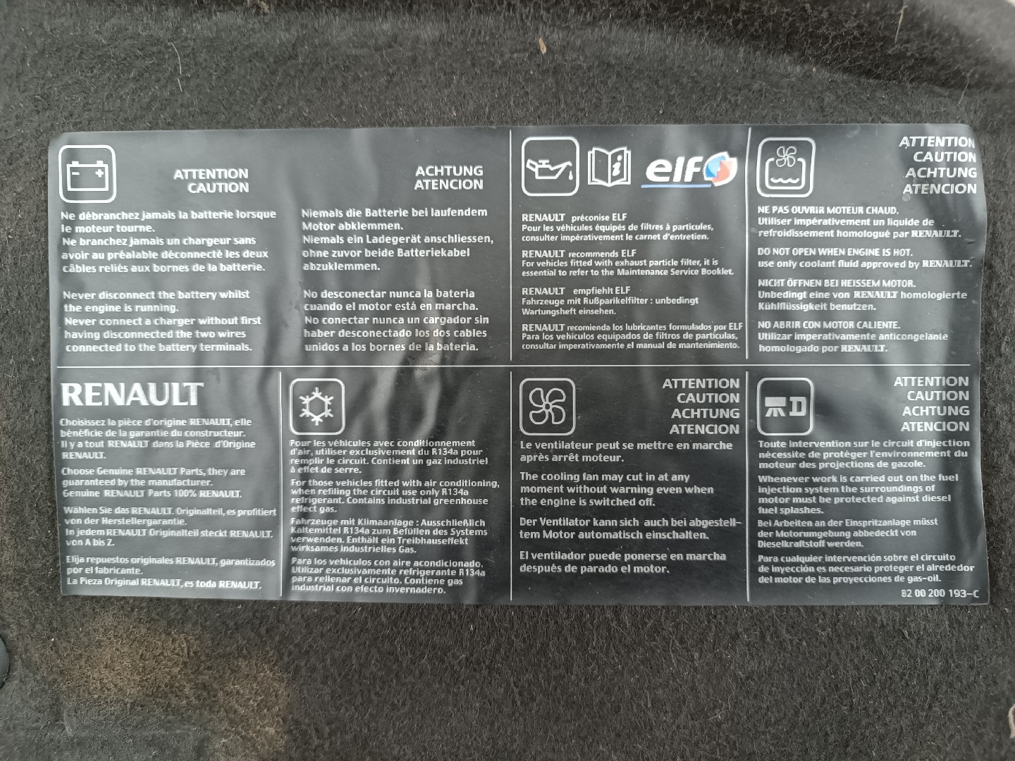 Capo RENAULT GRAND SCÉNIC II (JM0/1_) | 04 - 09 Imagem-4