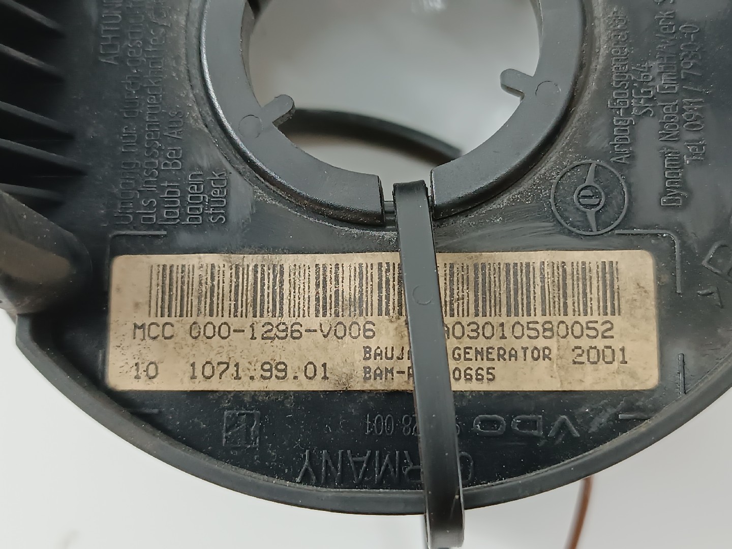 Tape Airbag SMART CITY-COUPE (450) | 98 - 04 Imagem-1