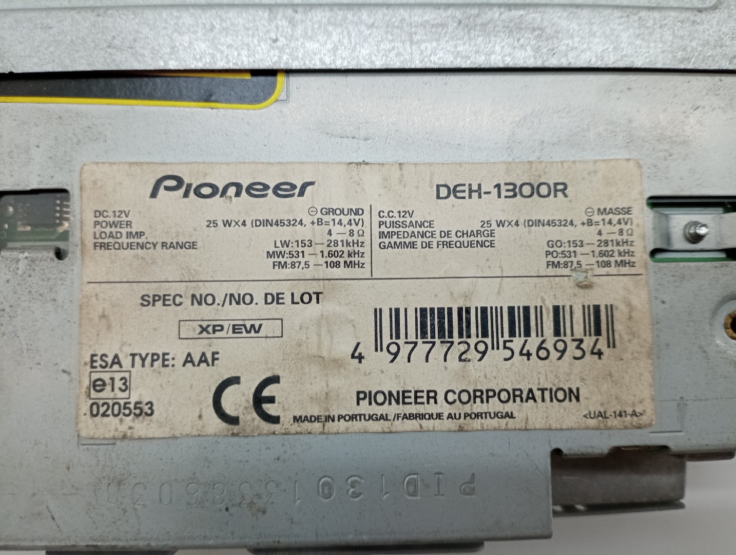 Auto-Rádio Universal Universal Imagem-3