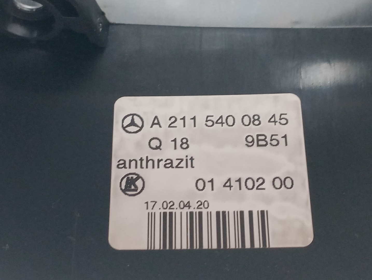 Plástico da coluna de direção MERCEDES-BENZ E-CLASS (W211) | 02 - 09 Imagem-4