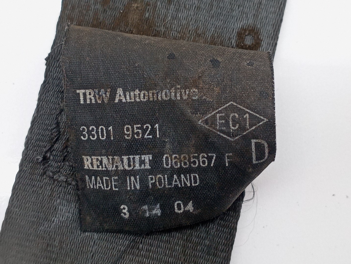 Cinto Frente Direito RENAULT CLIO II Caixa (SB0/1/2_) | 98 -  Imagem-3