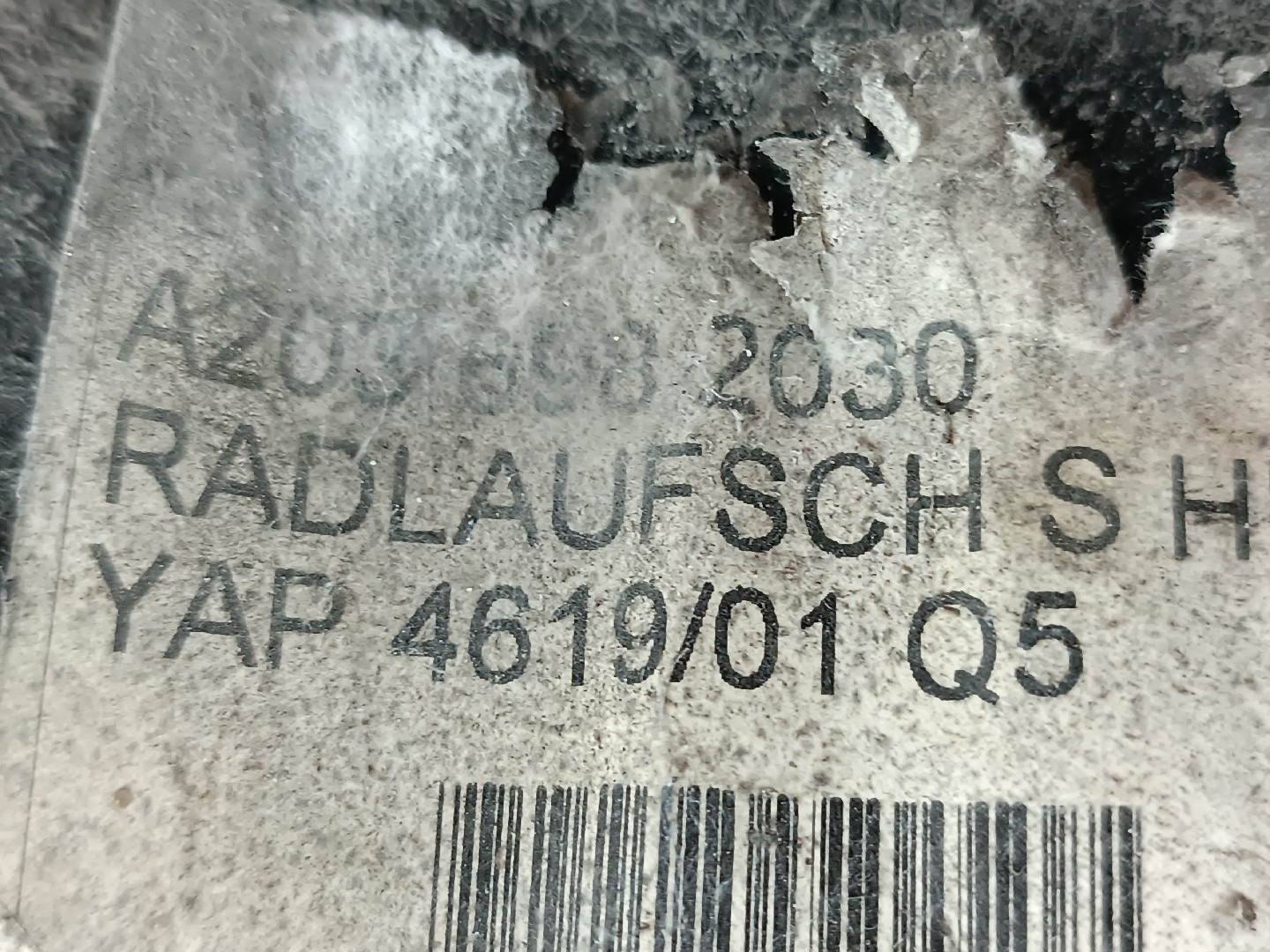 Cava de Roda Traseira Direita MERCEDES-BENZ C-CLASS T-Model (S203) | 01 - 07 Imagem-1