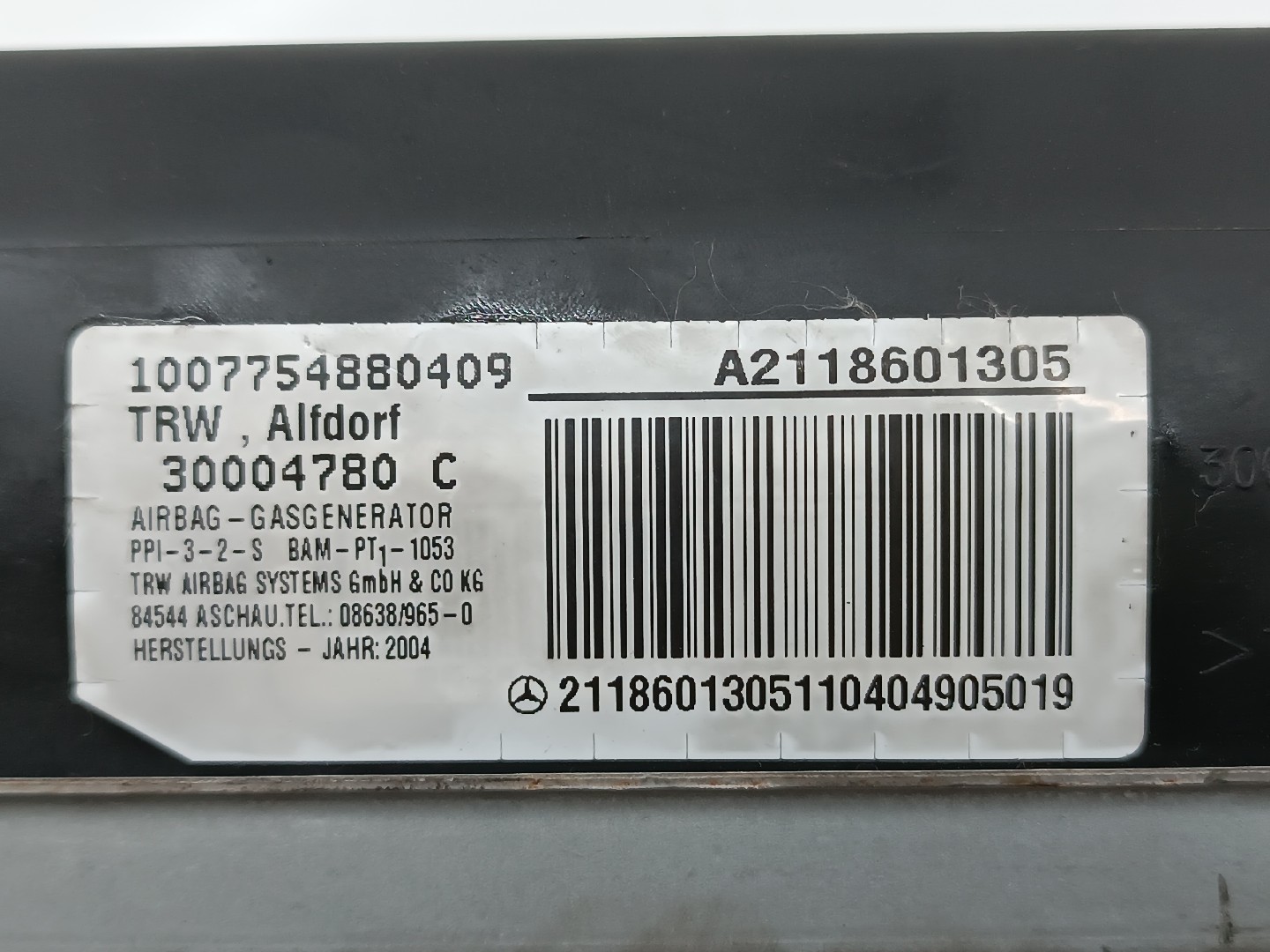 Airbag Passageiro MERCEDES-BENZ E-CLASS T-Model (S211) | 03 - 09 Imagem-1