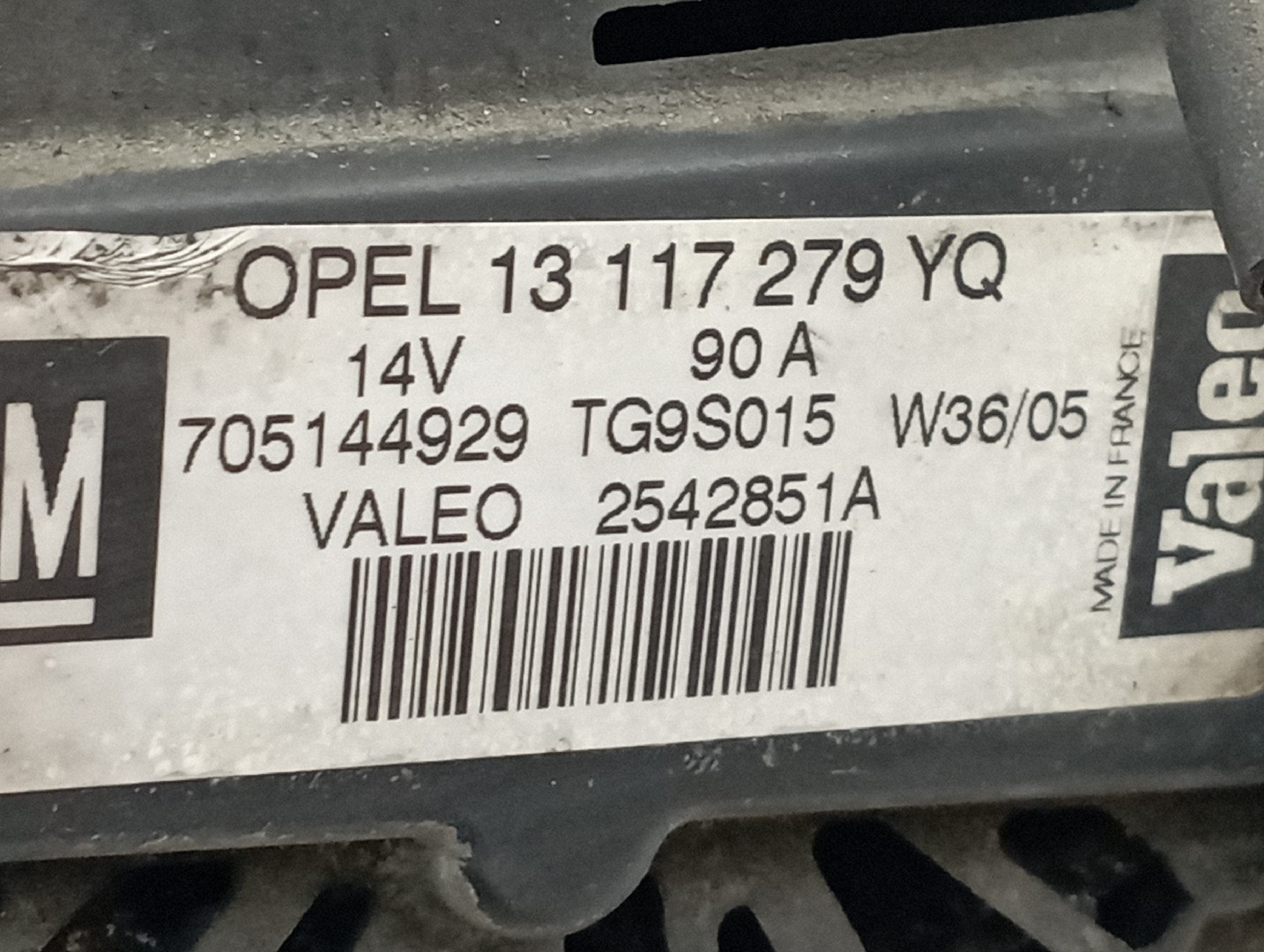 Alternador CHEVROLET MATIZ (M200, M250) | 05 -  Imagem-2