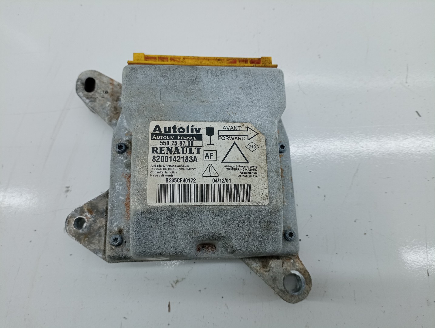 Centralina des coussins gonflables RENAULT LAGUNA II Grandtour (KG0/1_) | 01 - 07