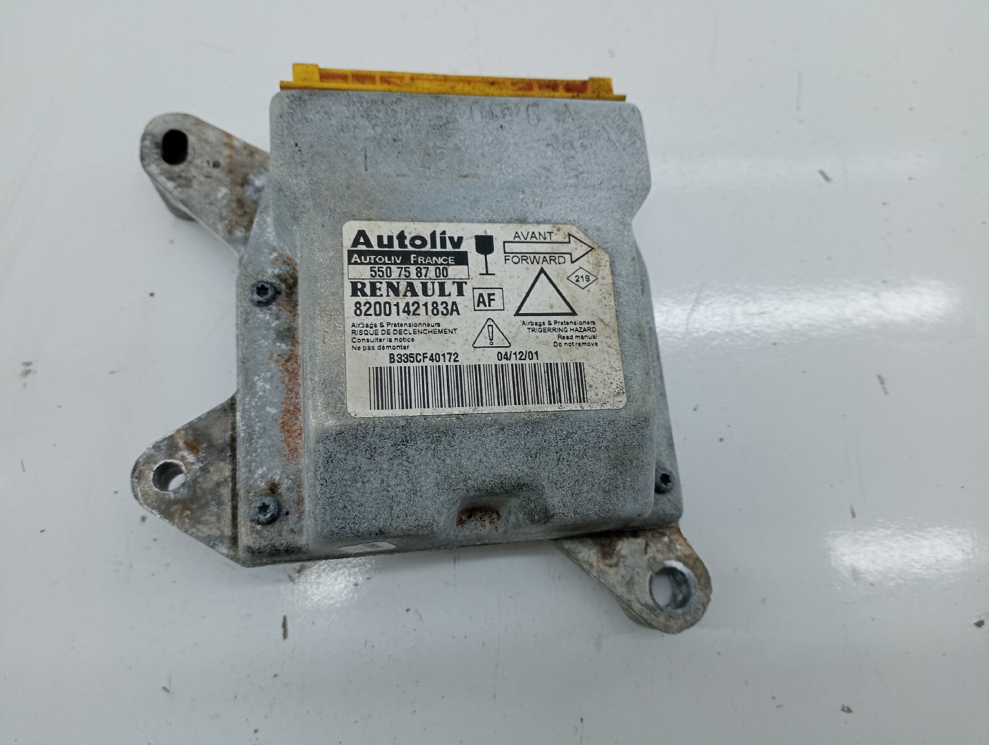 Centralita Airbags RENAULT LAGUNA II Grandtour (KG0/1_) | 01 - 07 Imagem-4
