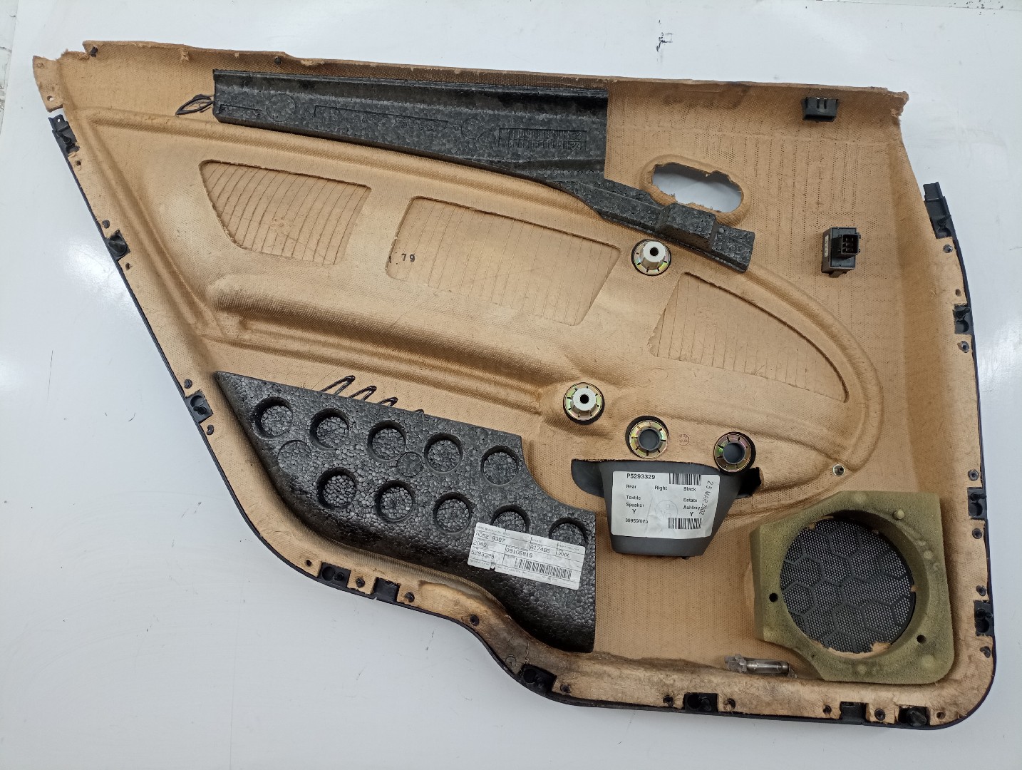 Quartela de porta trás direita SAAB 9-5 (YS3E) | 97 - 09 Imagem-2