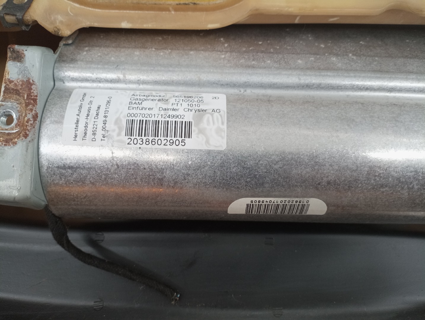 Tablier com airbag de passageiro MERCEDES-BENZ C-CLASS (W203) | 00 - 07 Imagem-6