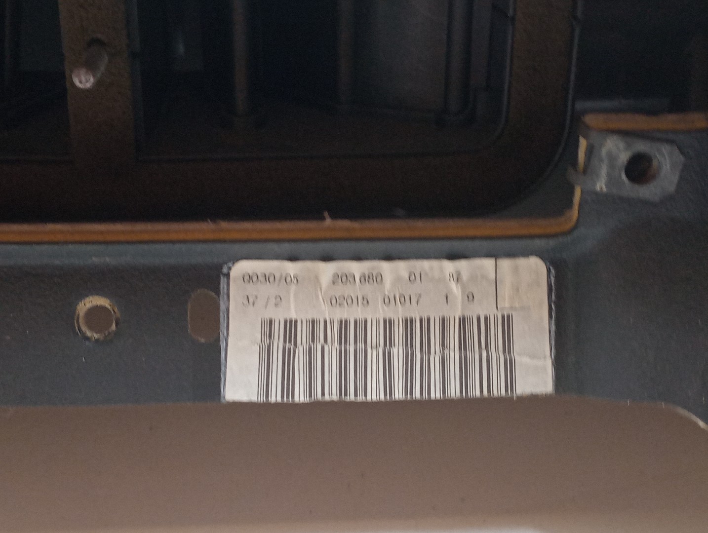 Tablier com airbag de passageiro MERCEDES-BENZ C-CLASS (W203) | 00 - 07 Imagem-4