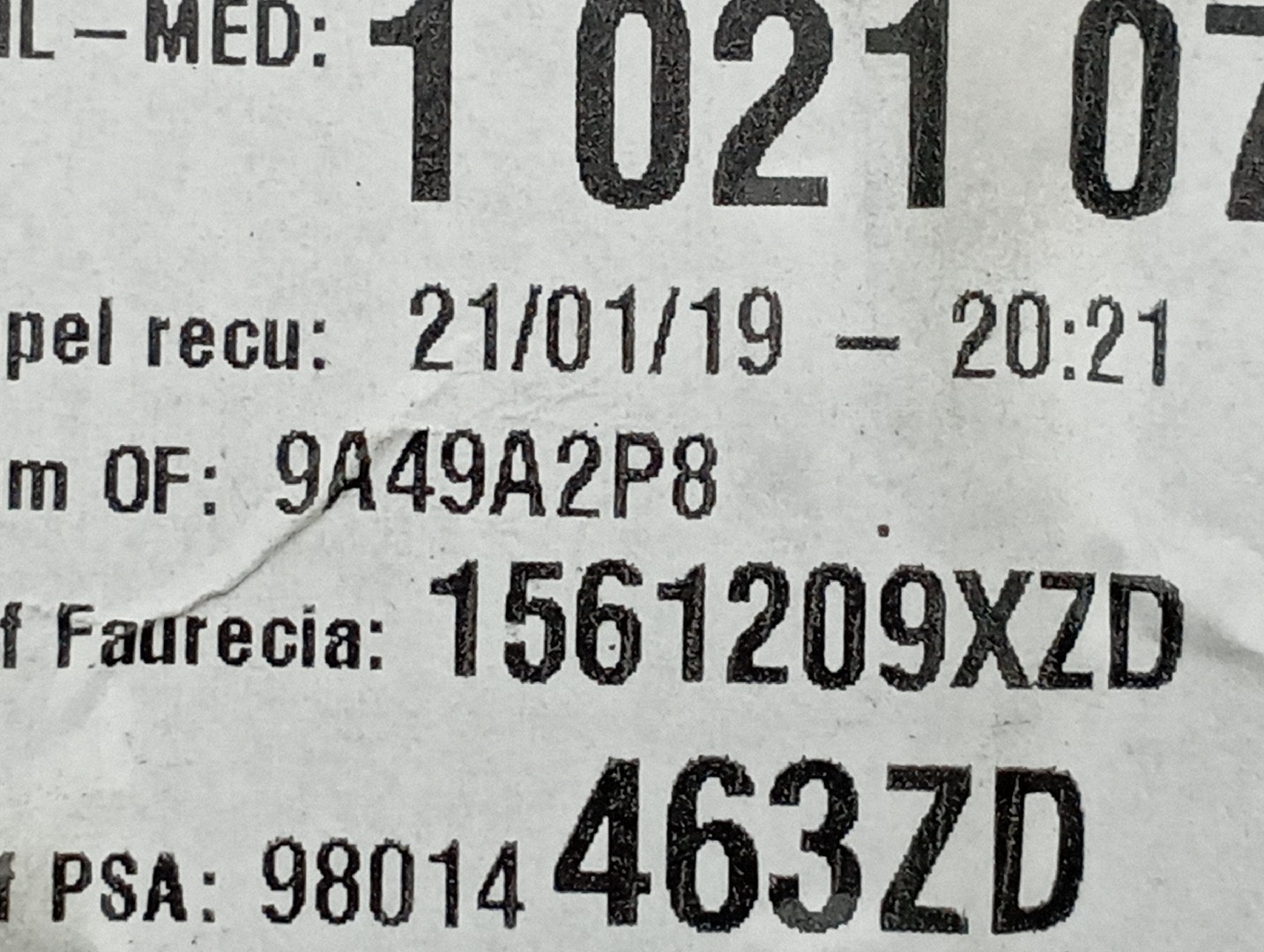Quartela de porta trás direita PEUGEOT 308 SW II | 14 -  Imagem-2