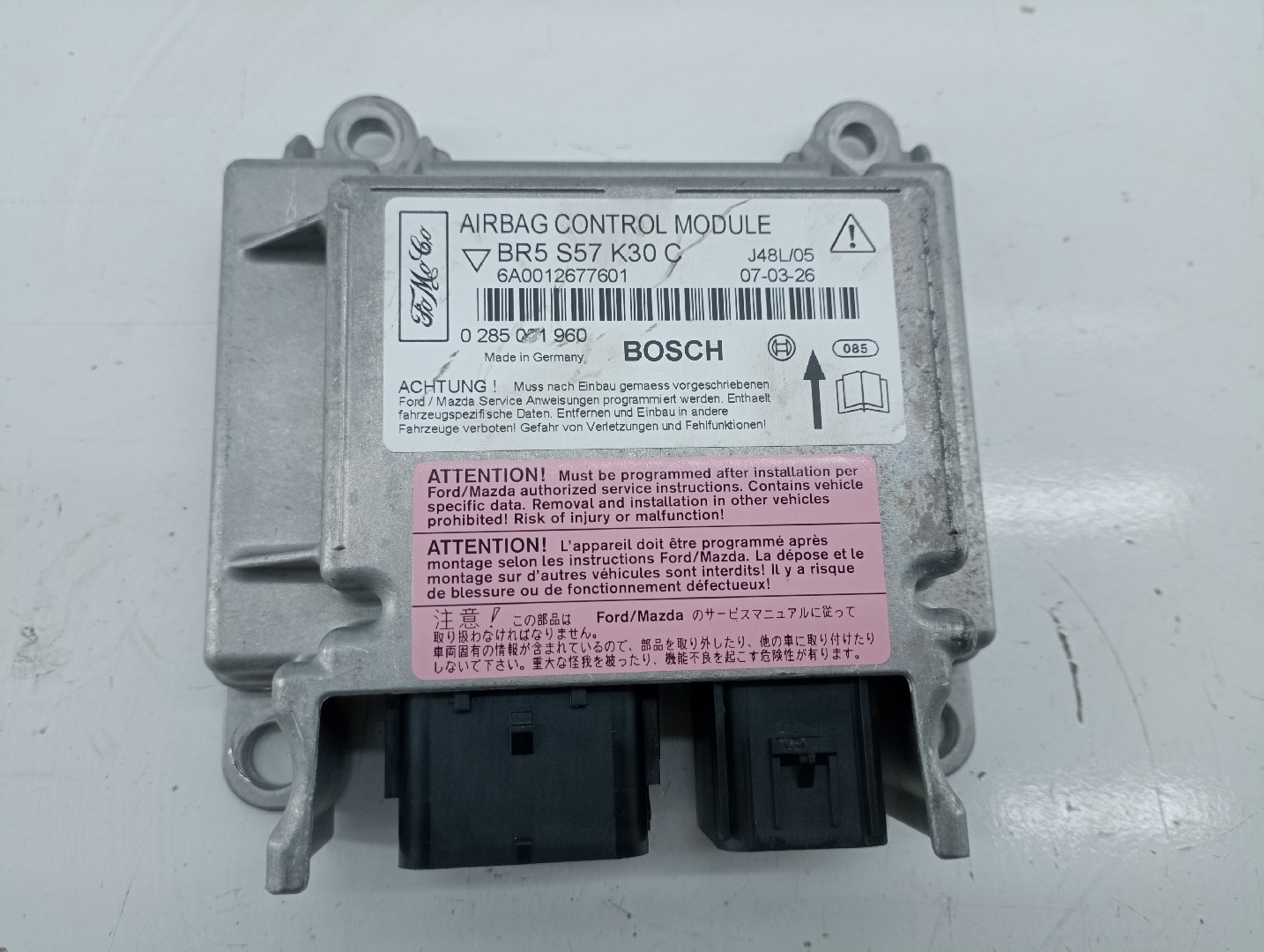 Centralita Airbags MAZDA 3 (BK) | 03 - 09 Imagem-4