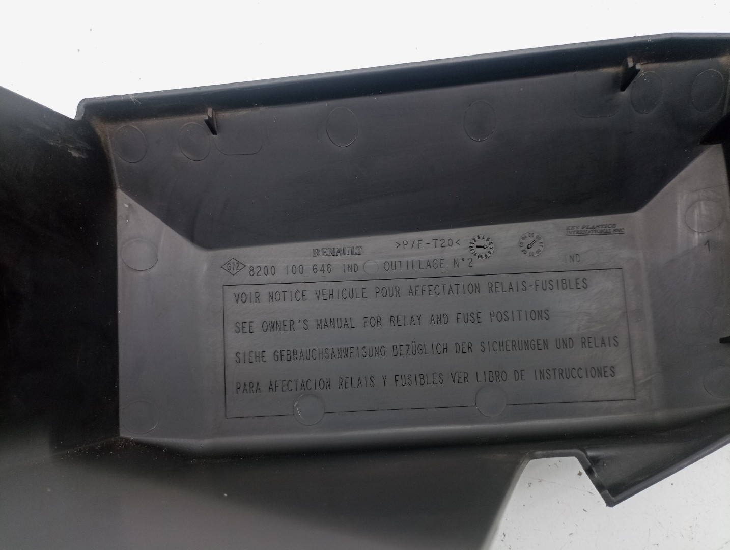Tampa de caixa de fusiveis RENAULT MEGANE Scenic (JA0/1_) | 96 - 01 Imagem-4