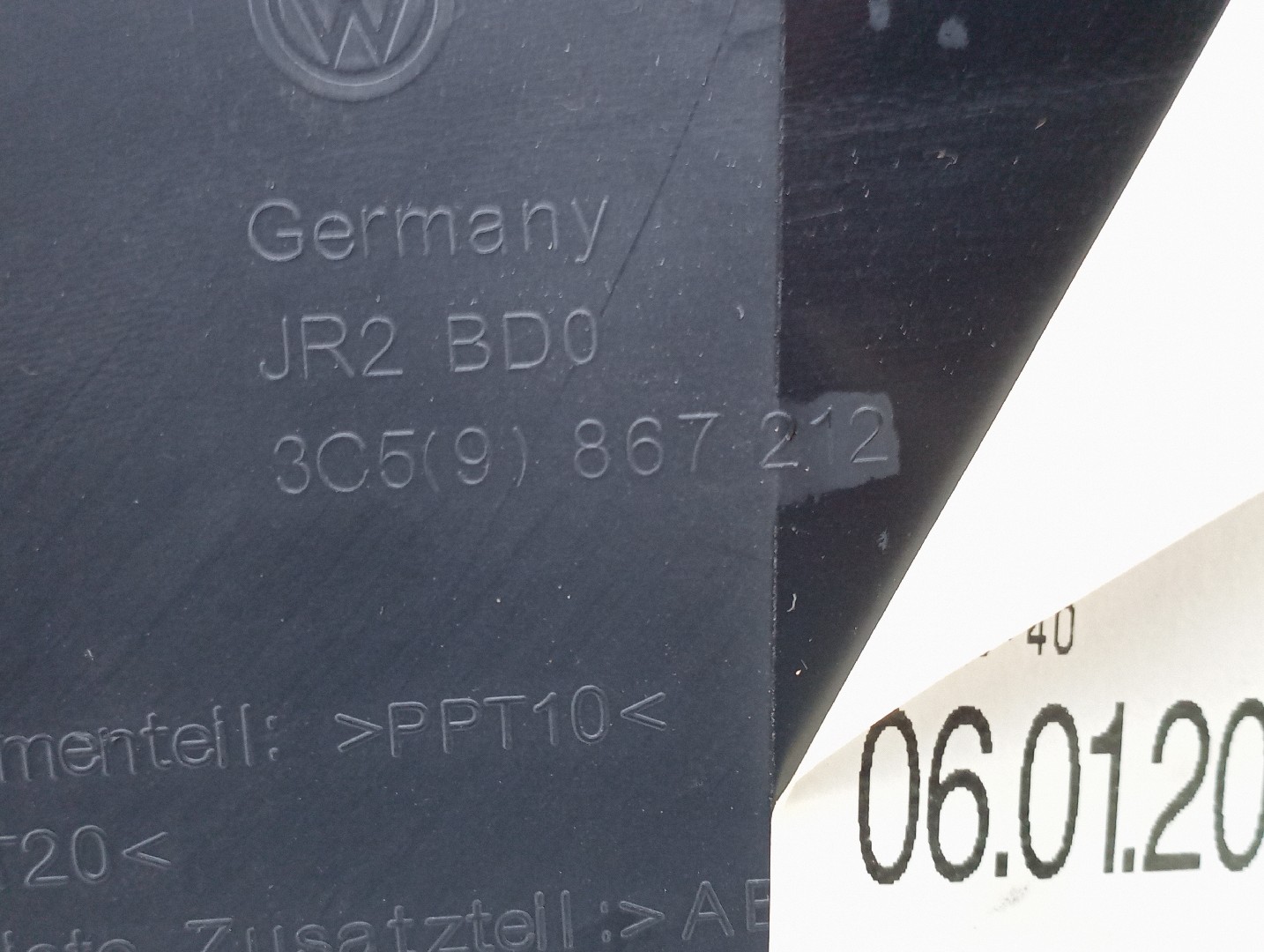 Quartela de porta trás direita VOLKSWAGEN PASSAT (3C2) | 05 - 10 Imagem-4