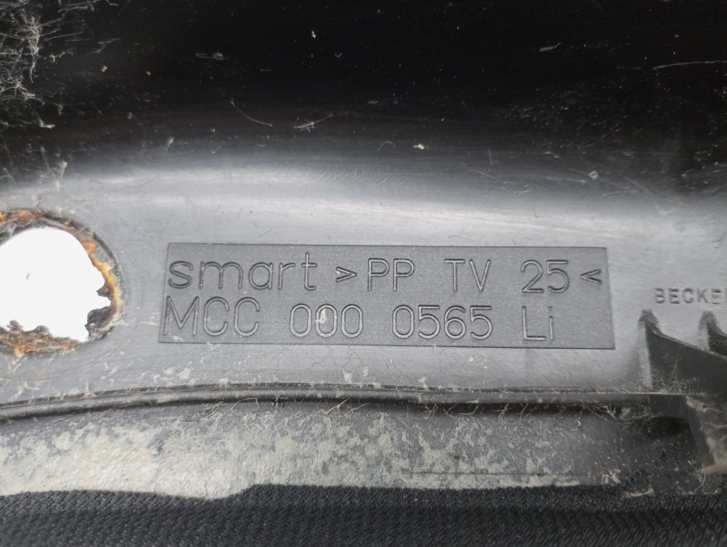 Moldura da porta SMART FORTWO Coupé (450) | 04 - 07 Imagem-4