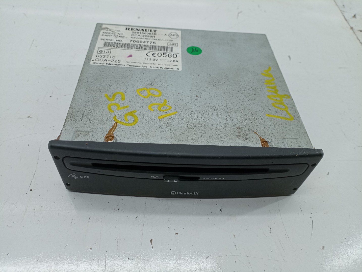 Leitor de GPS RENAULT LAGUNA III Sport Tourer (KT0/1) | 07 - 15 Imagem-5