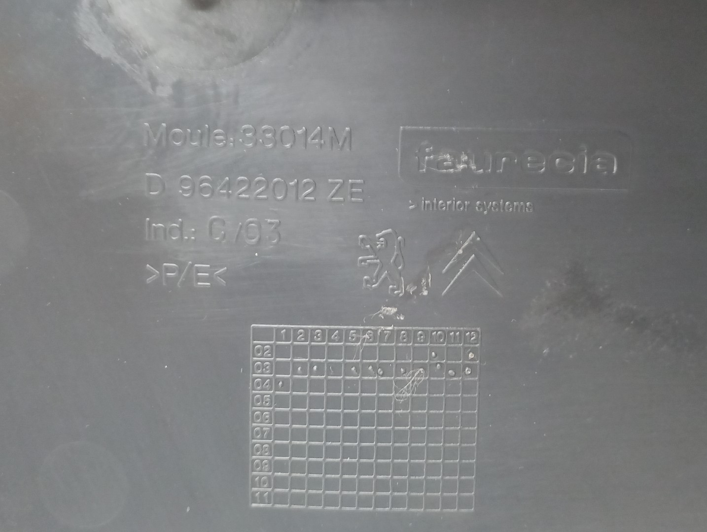 Quartela / forra Porta Tras Direito CITROEN C2 ENTERPRISE (JG_) | 03 - 09 Imagem-4