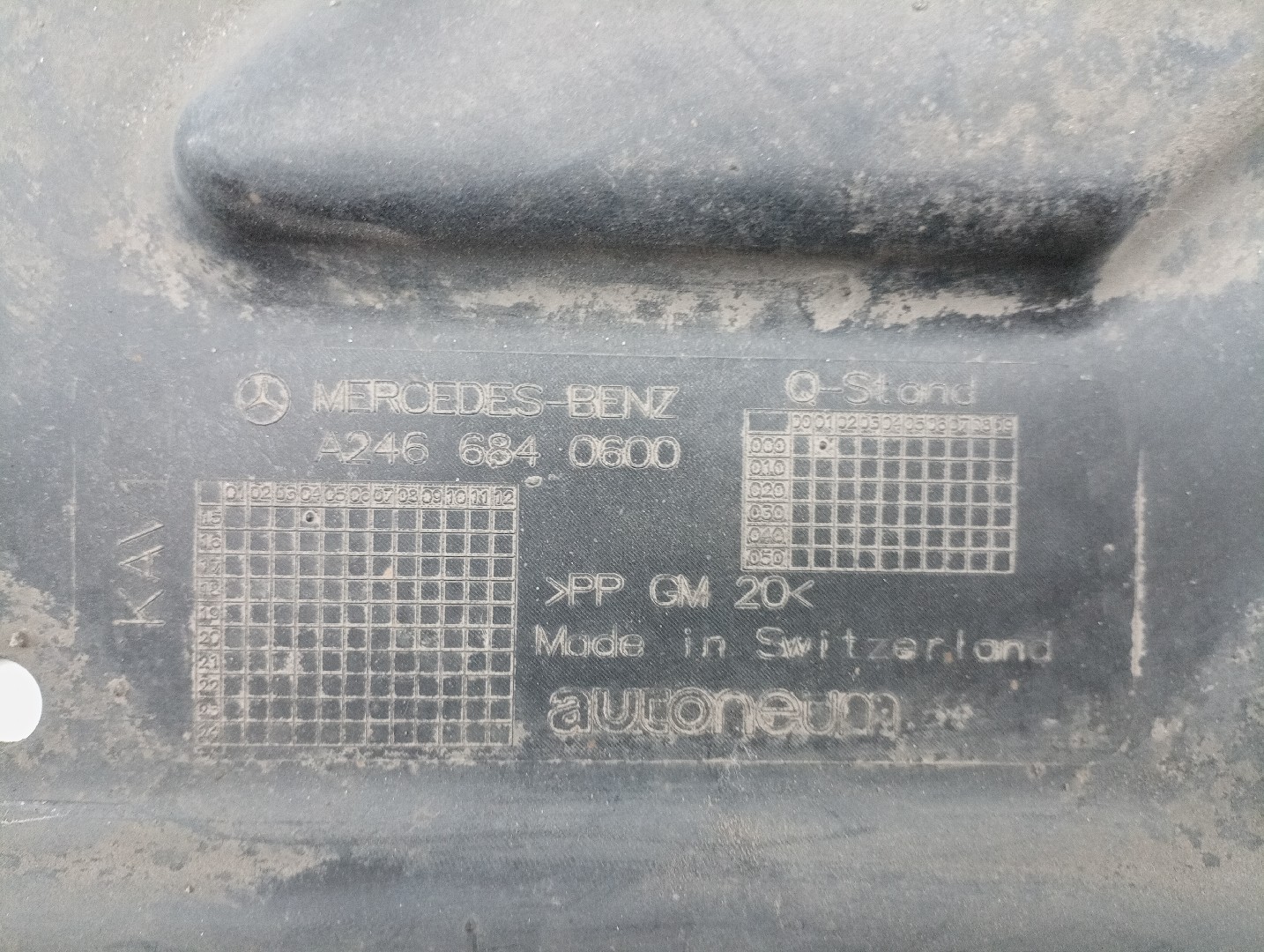 Proteção inferior de carroçaria MERCEDES-BENZ CLA Coupé (C117) | 13 - 19 Imagem-1