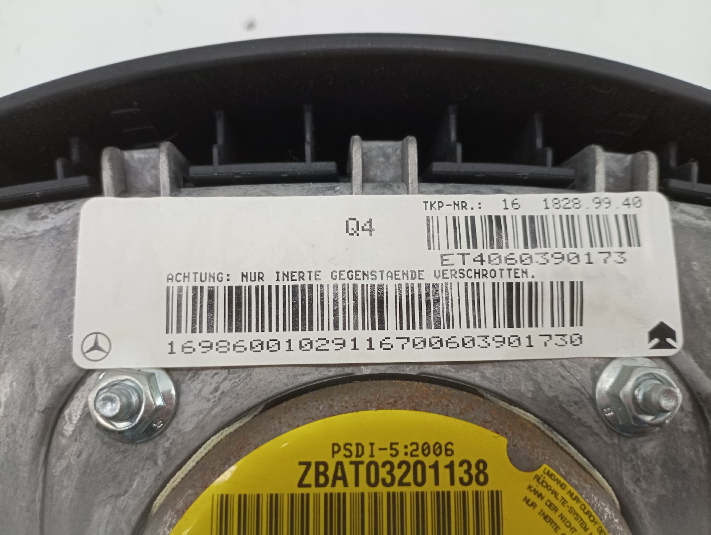 Airbag Volante MERCEDES-BENZ A-CLASS (W169) | 04 - 12 Imagem-2