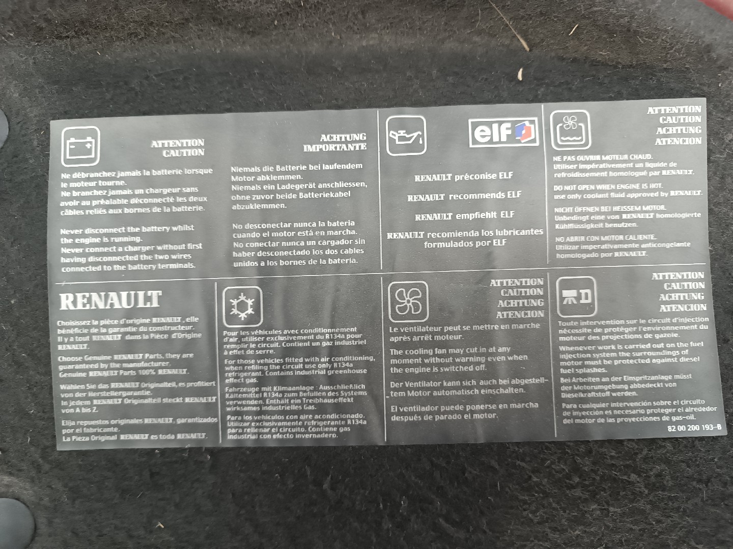 Capo RENAULT SCÉNIC II (JM0/1_) | 03 - 10 Imagem-1