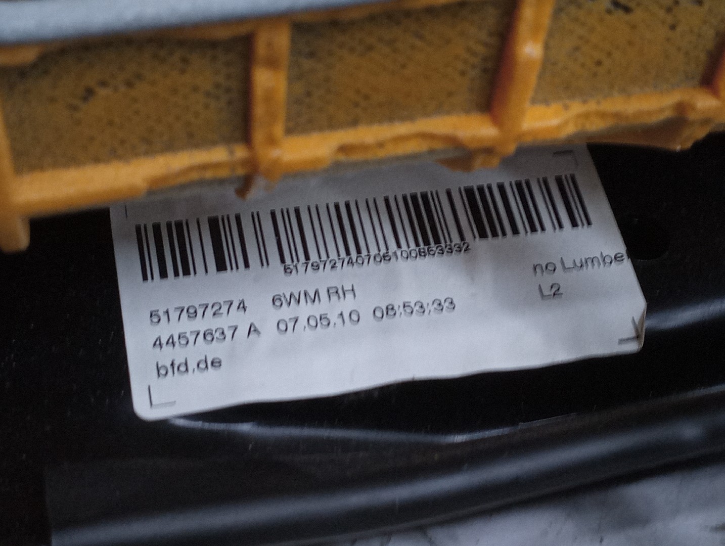 Conjunto de bancos com airbags ALFA ROMEO 159 (939_) | 05 - 12 Imagem-7