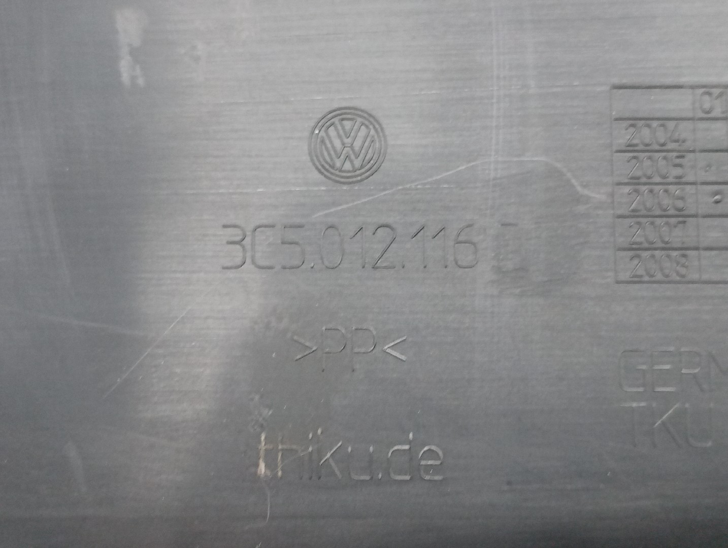 Tampa VOLKSWAGEN PASSAT Variant (3C5) | 05 - 11 Imagem-2