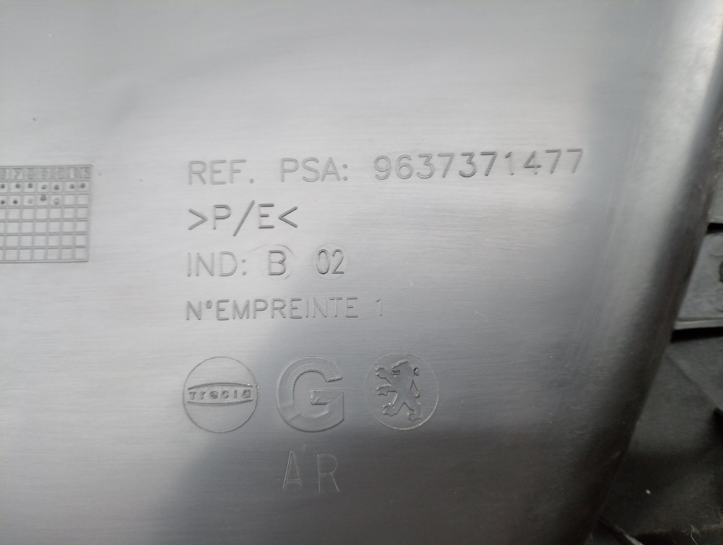 Quartela de porta trás esquerda PEUGEOT 307 (3A/C) | 00 - 12 Imagem-2