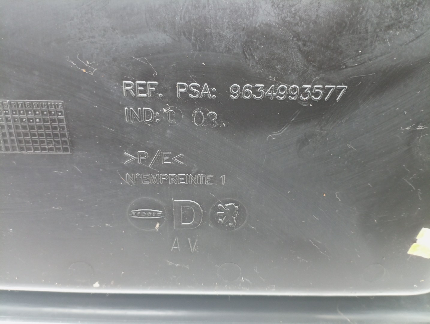 Quartela de porta frente direita PEUGEOT 307 (3A/C) | 00 - 12 Imagem-2