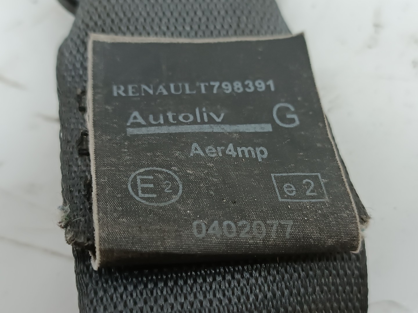 Cinto Tras Esquerdo RENAULT GRAND SCÉNIC III (JZ0/1_) | 09 -  Imagem-1
