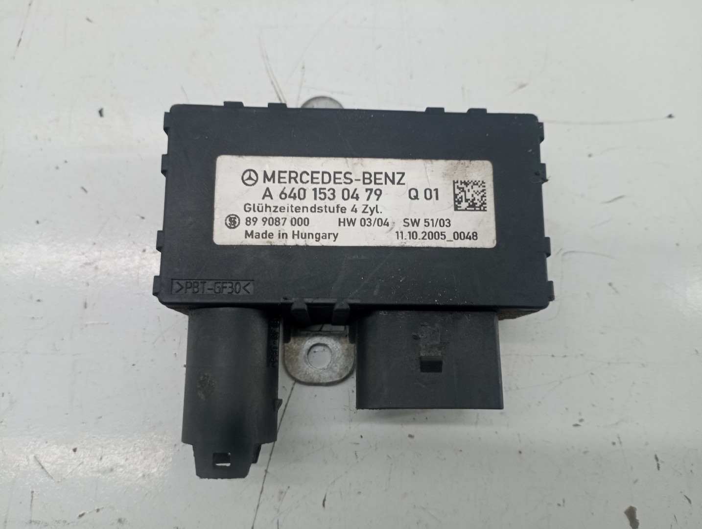 Relé temporizador de velas MERCEDES-BENZ A-CLASS (W169) | 04 - 12