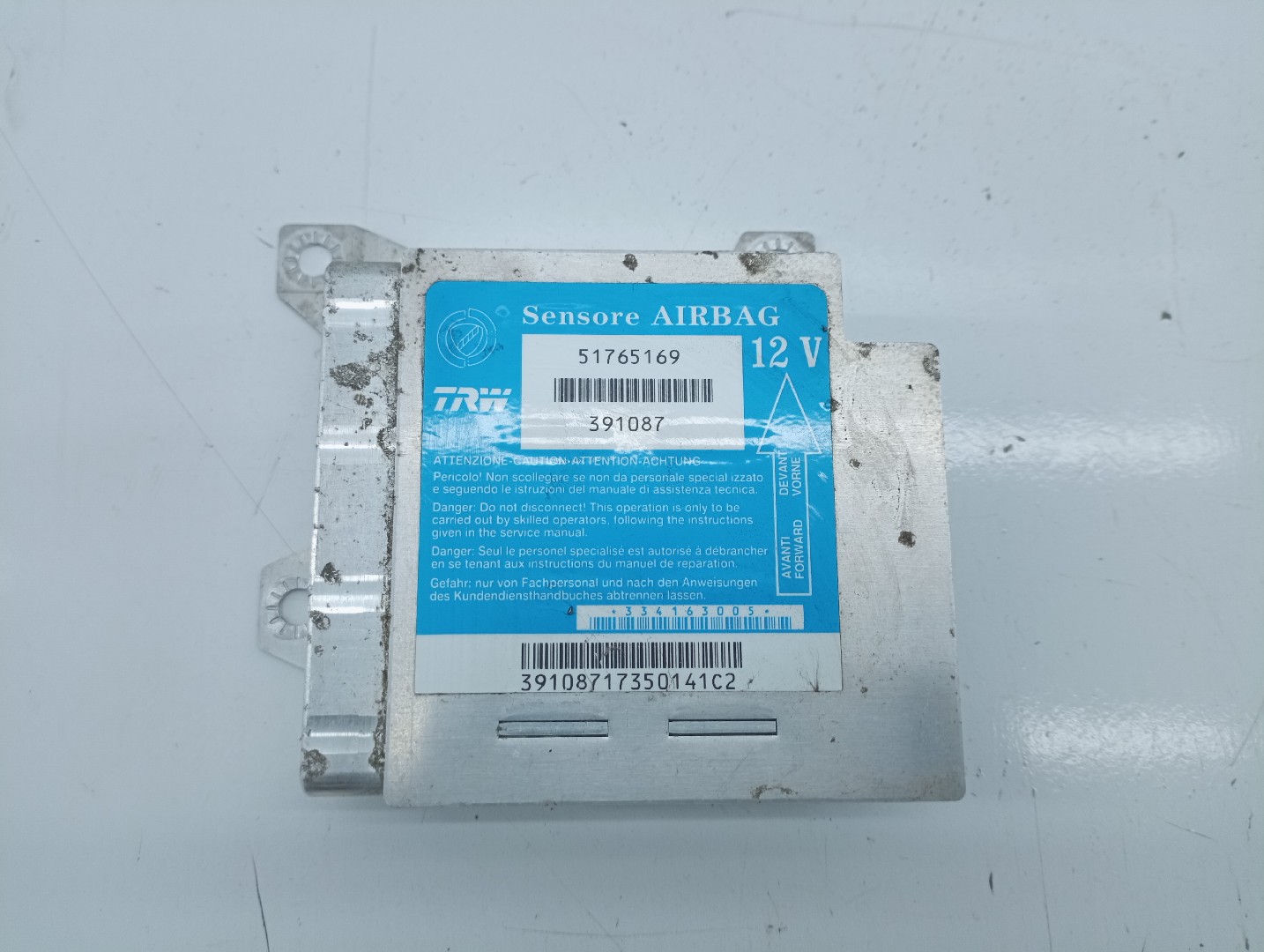 Centralina des coussins gonflables LANCIA MUSA (350_) | 04 - 12