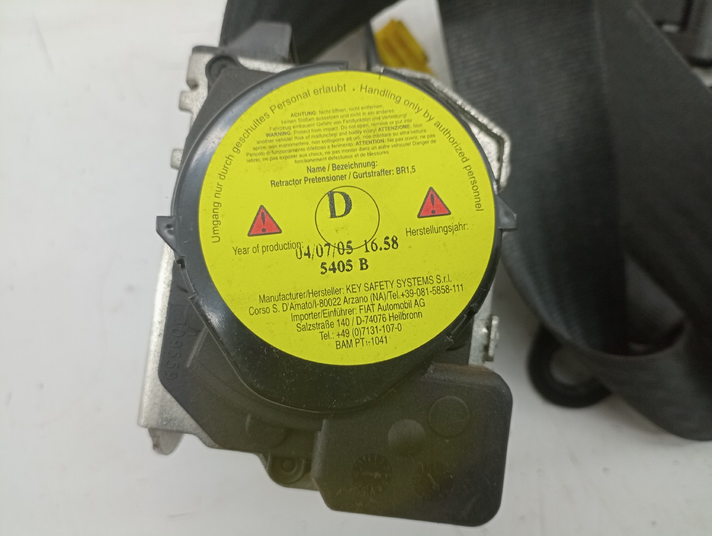 Cinto Frente Direito LANCIA MUSA (350_) | 04 - 12 Imagem-3