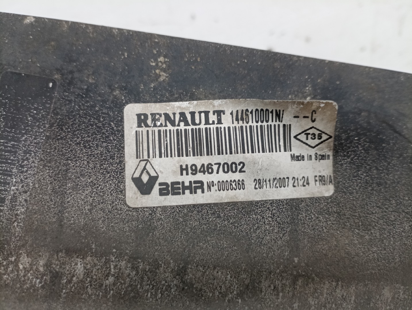 Intercooler RENAULT LAGUNA III (BT0/1) | 07 - 15 Imagem-1