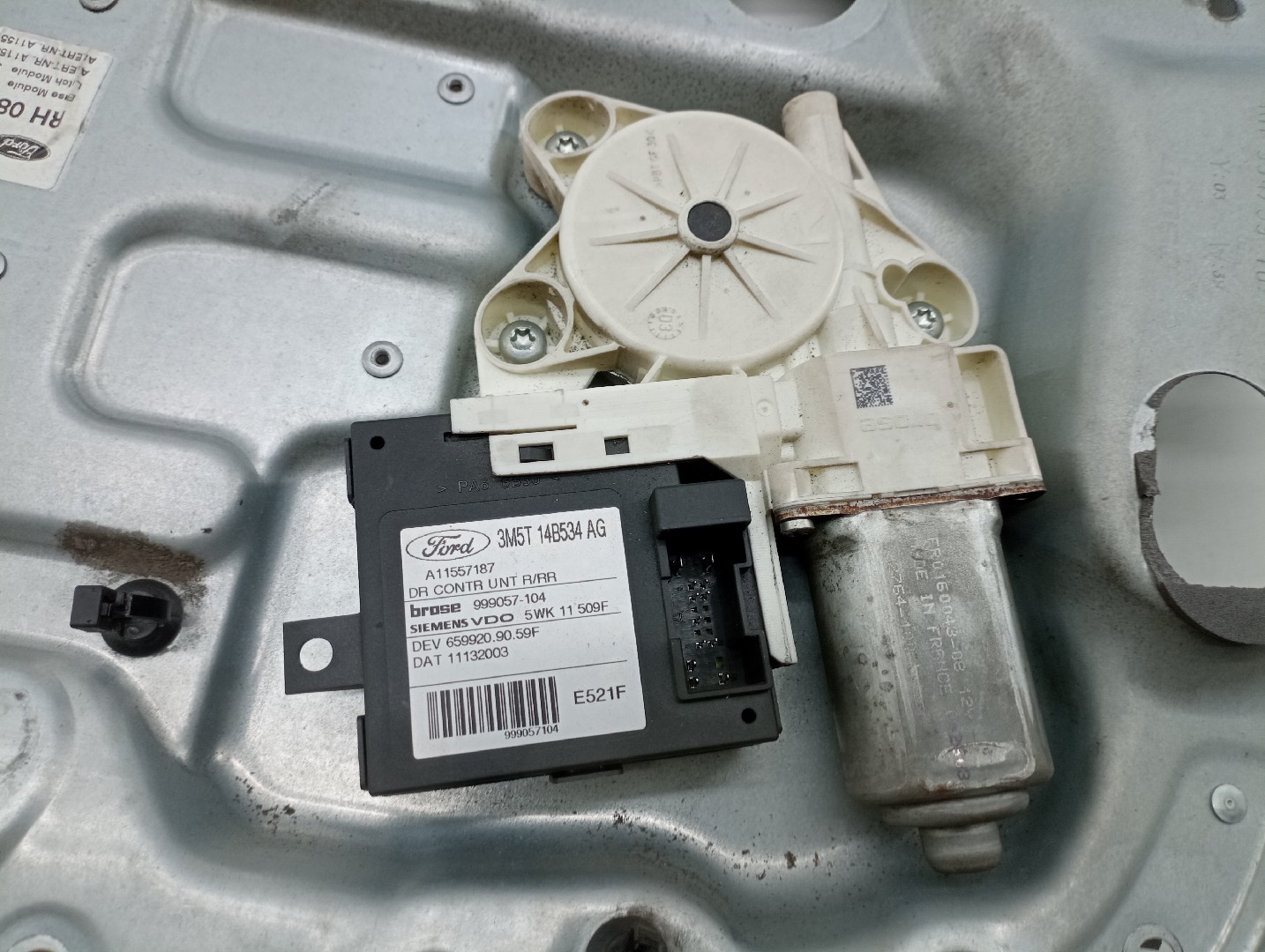 Mecanismo do vidro trás direito FORD C-MAX (DM2) | 07 - 10 Imagem-3