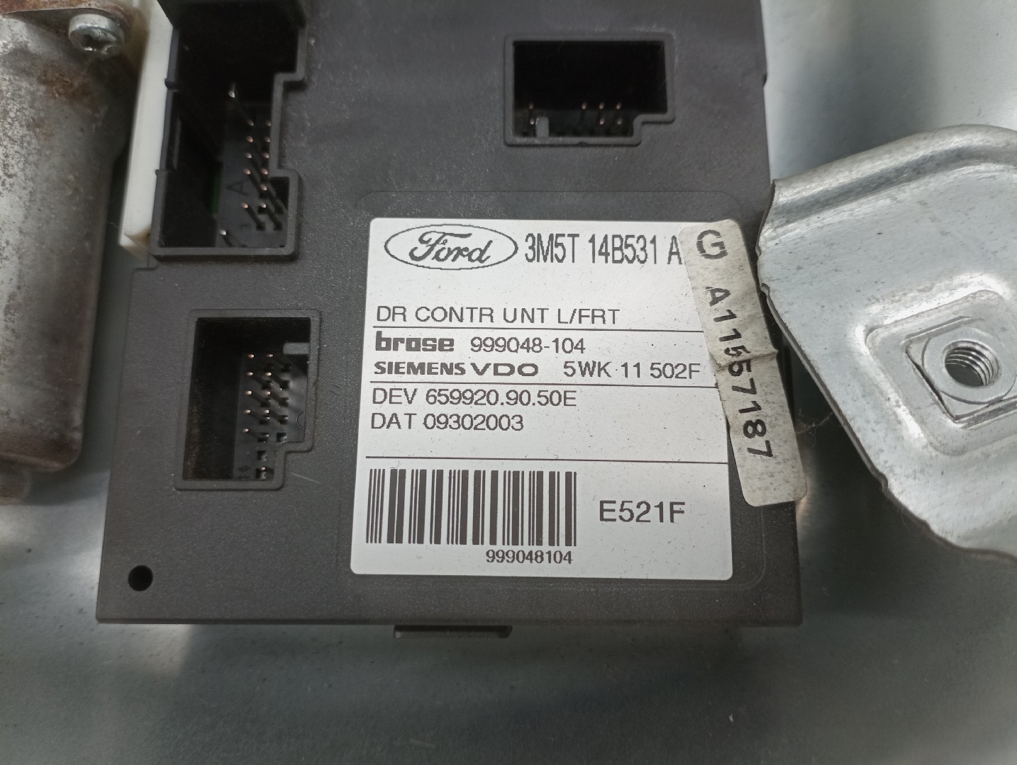Mecanismo do vidro frente esquerdo FORD C-MAX (DM2) | 07 - 10 Imagem-6