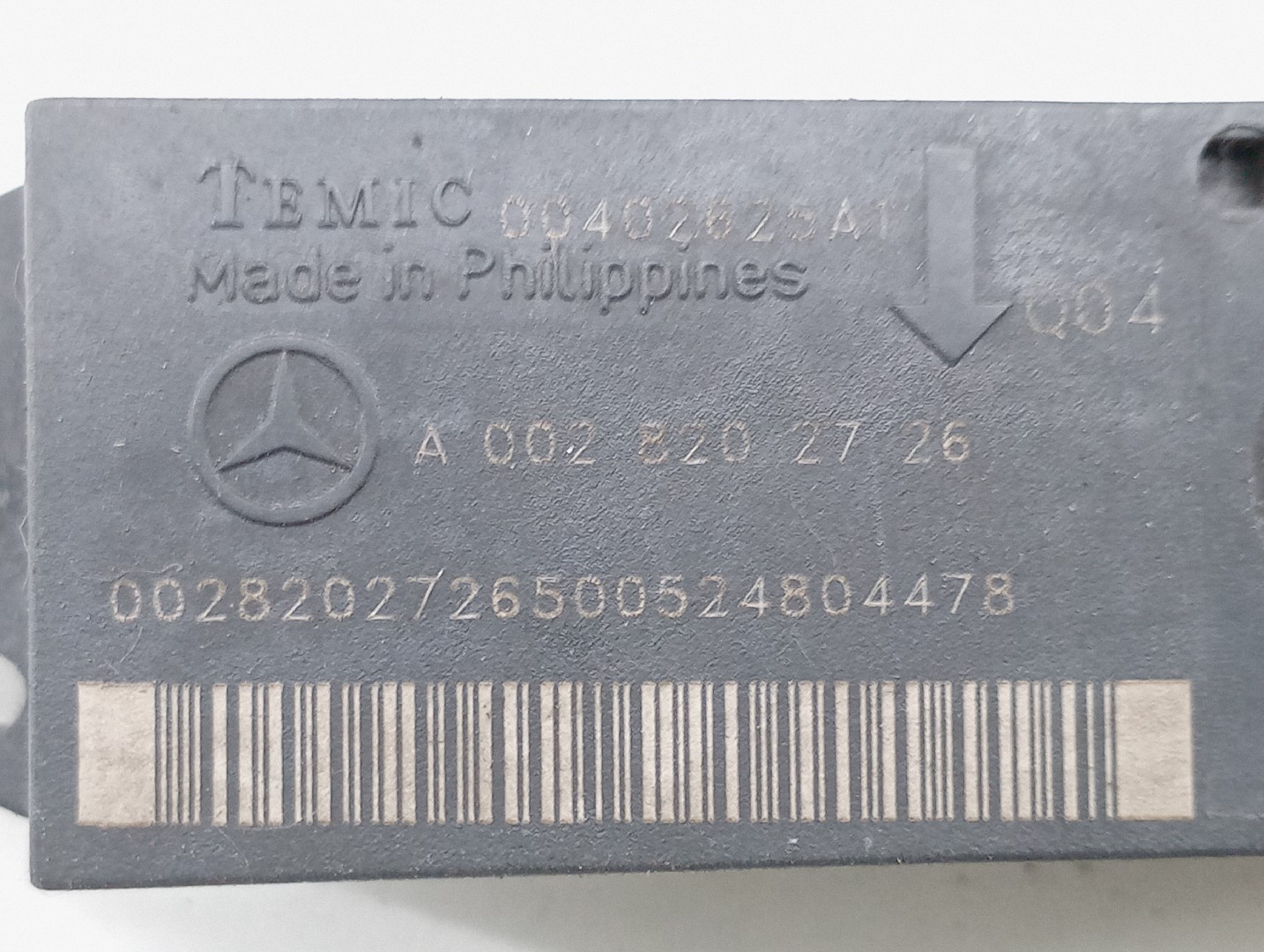 Sensor de airbag MERCEDES-BENZ E-CLASS (W211) | 02 - 09 Imagem-1