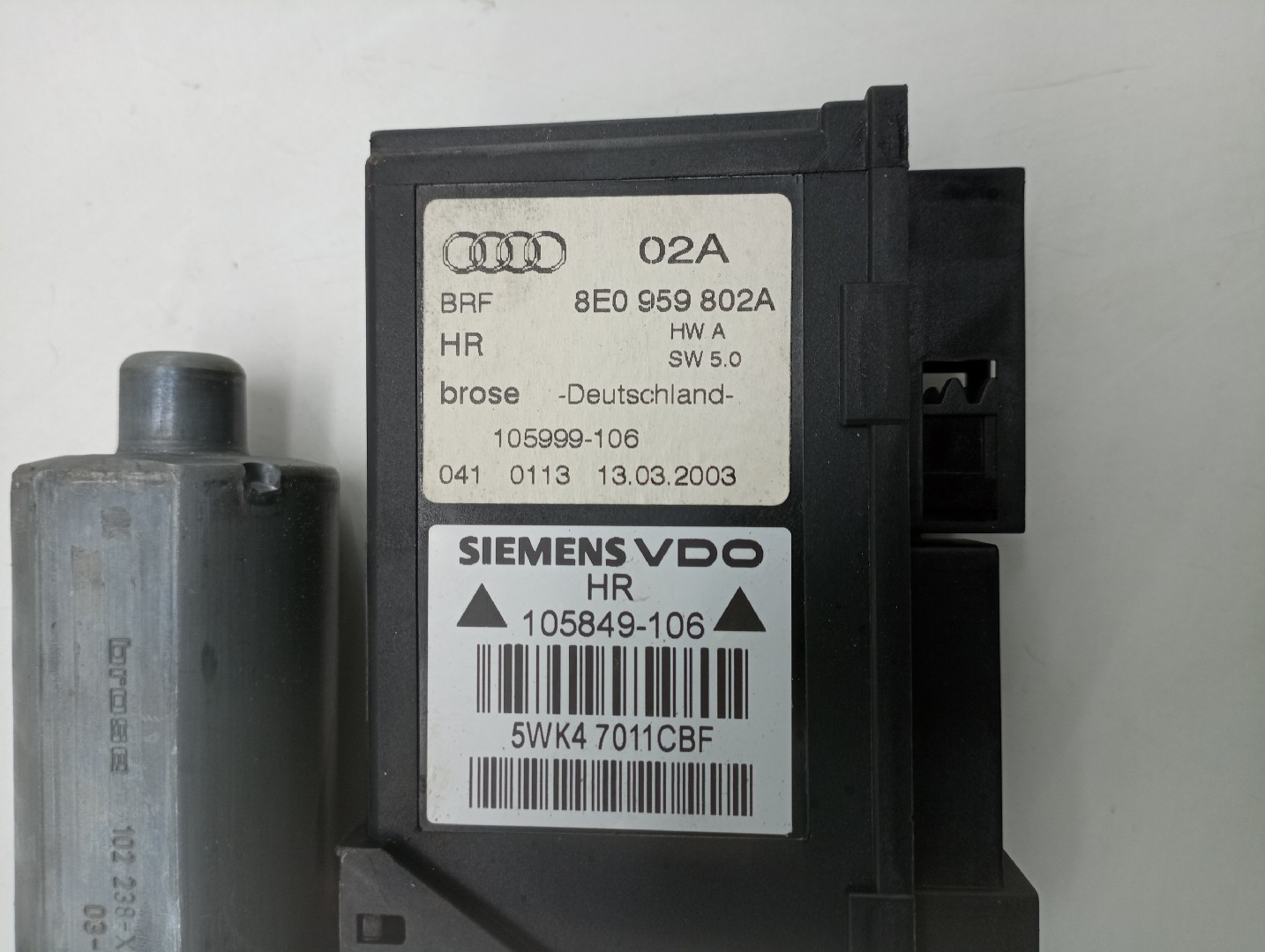 Motor e elevador de vidro trás direito AUDI A4 (8E2, B6) | 00 - 05 Imagem-6