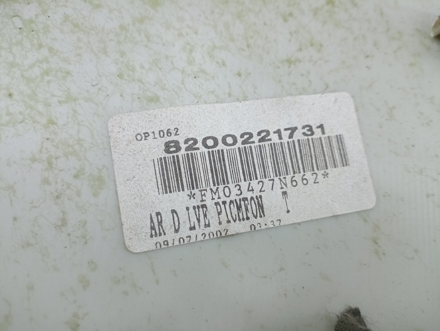Quartela de porta trás direita RENAULT MEGANE Scenic (JA0/1_) | 96 - 01 Imagem-3