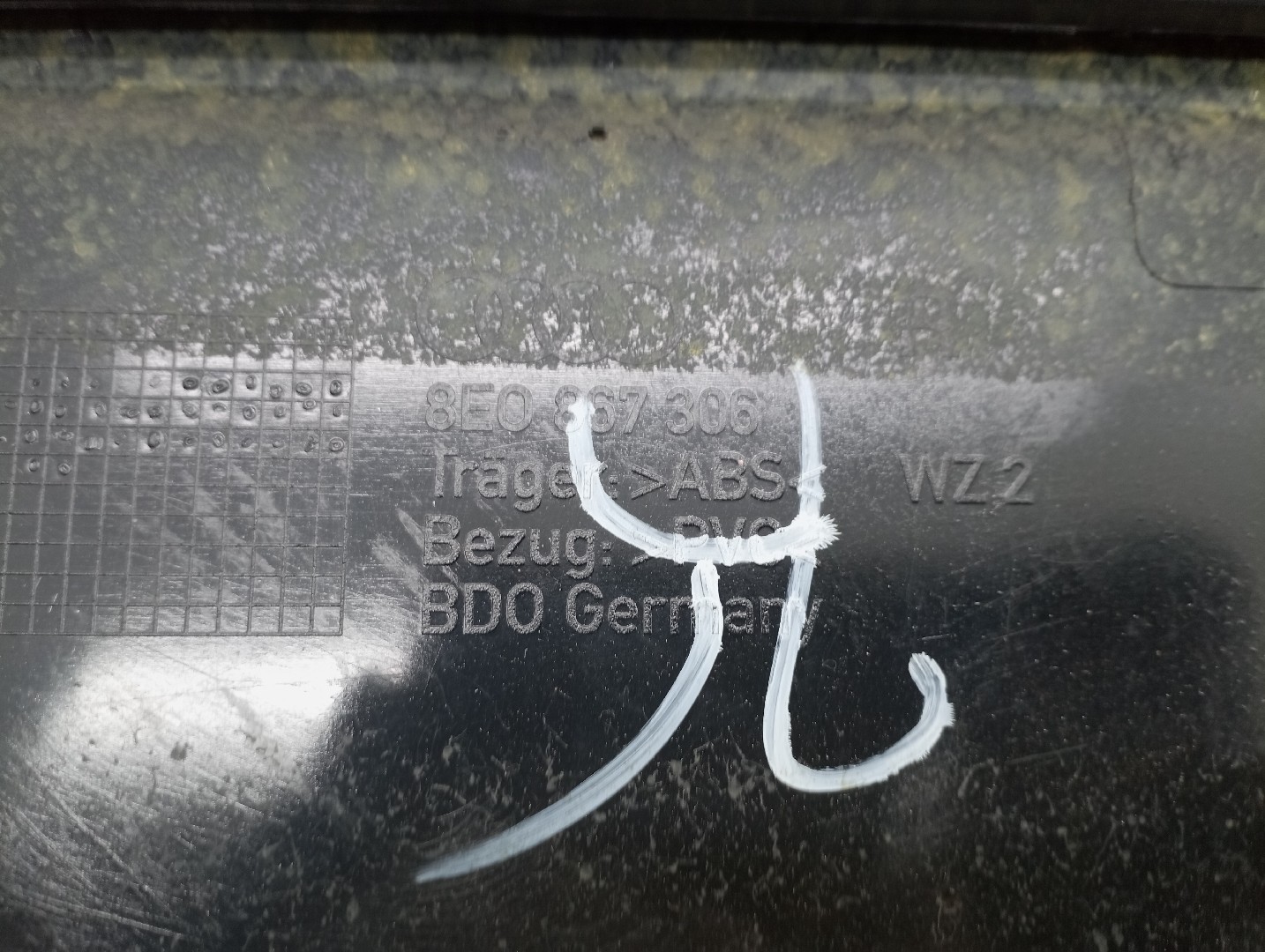 Quartela de porta trás direita AUDI A4 Avant (8E5, B6) | 00 - 05 Imagem-3
