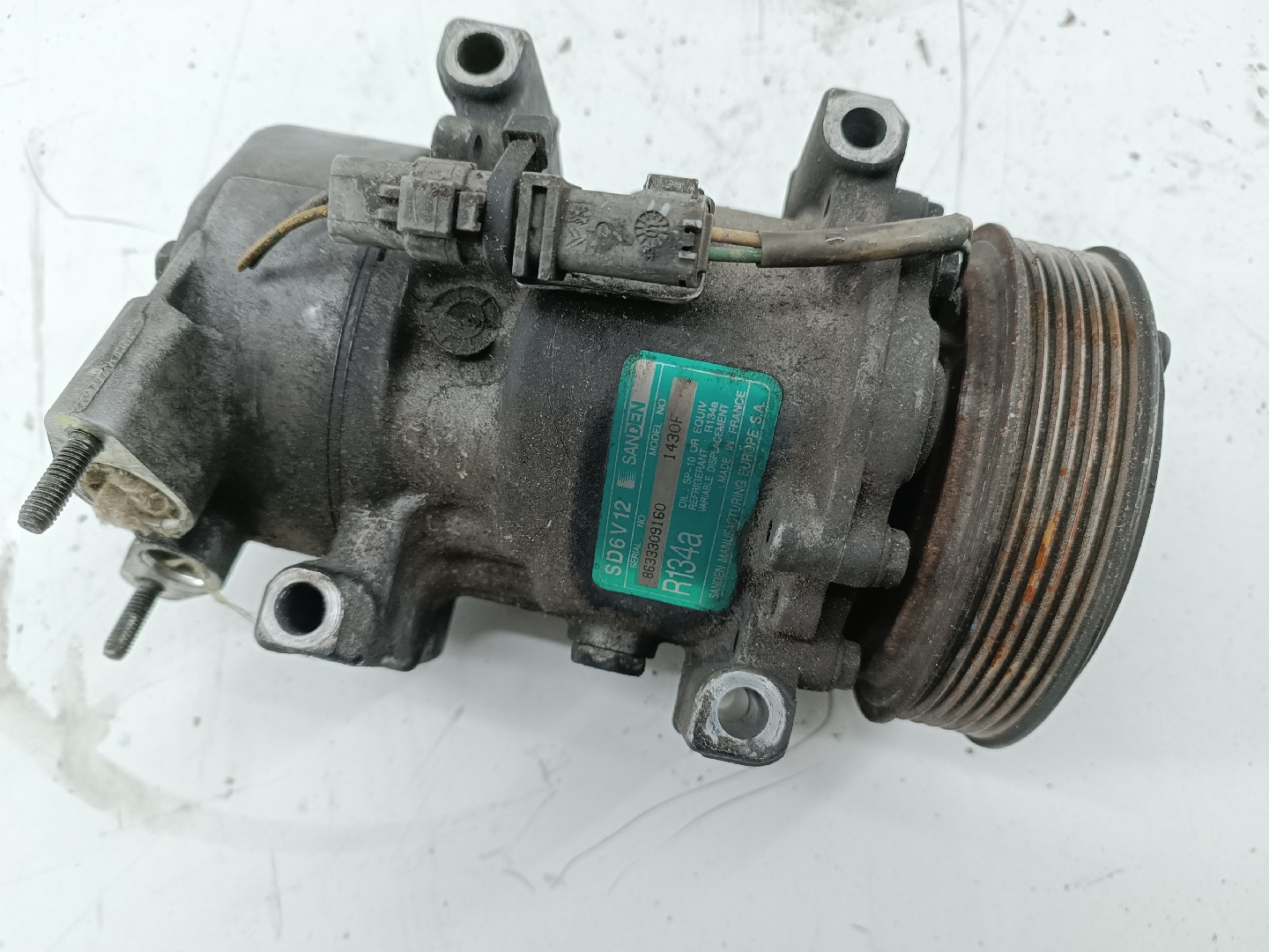 Compressor de Ar Condicionado PEUGEOT 206 CC (2D) | 00 - 08 Imagem-3