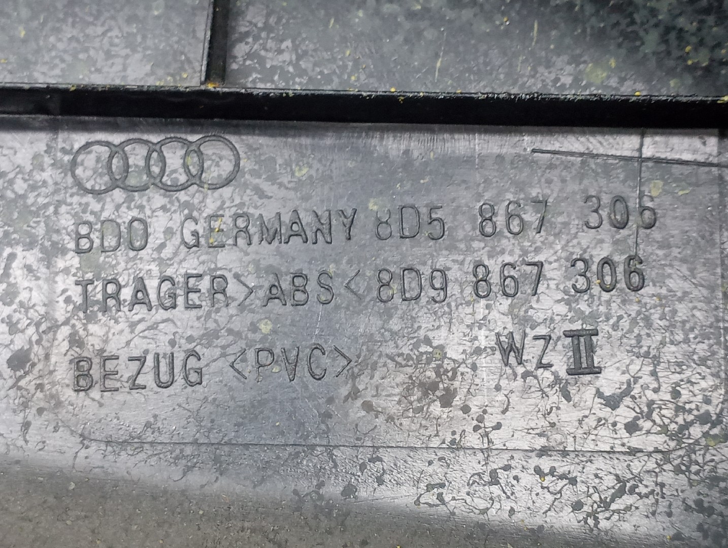 Quartela de porta trás direita AUDI A4 (8D2, B5) | 94 - 01 Imagem-5