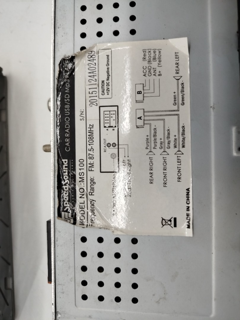 Auto-Rádio Universal Universal Imagem-2