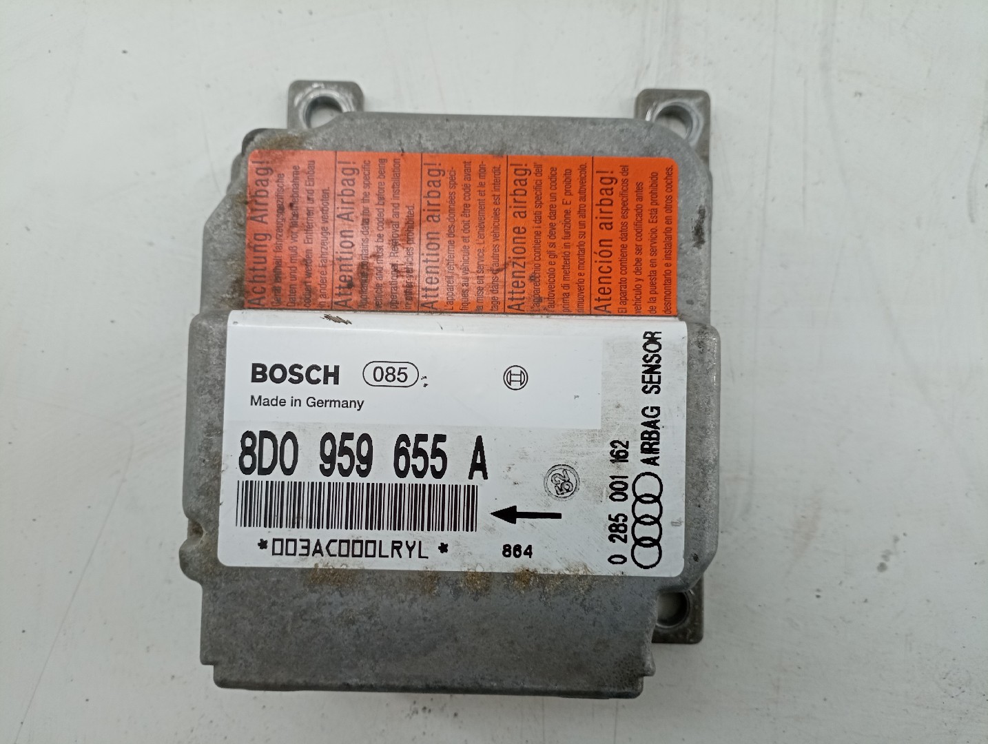 Centralina des coussins gonflables AUDI A4 (8D2, B5) | 94 - 01 Imagem-2
