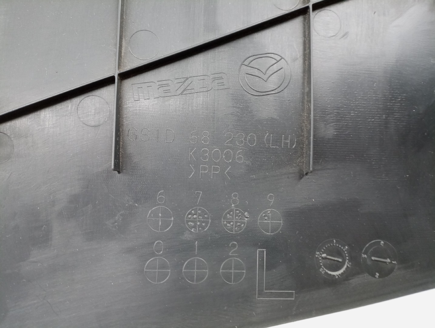 Moldura de pilar B esquerda MAZDA 6 Hatchback (GH) | 07 - 13 Imagem-3