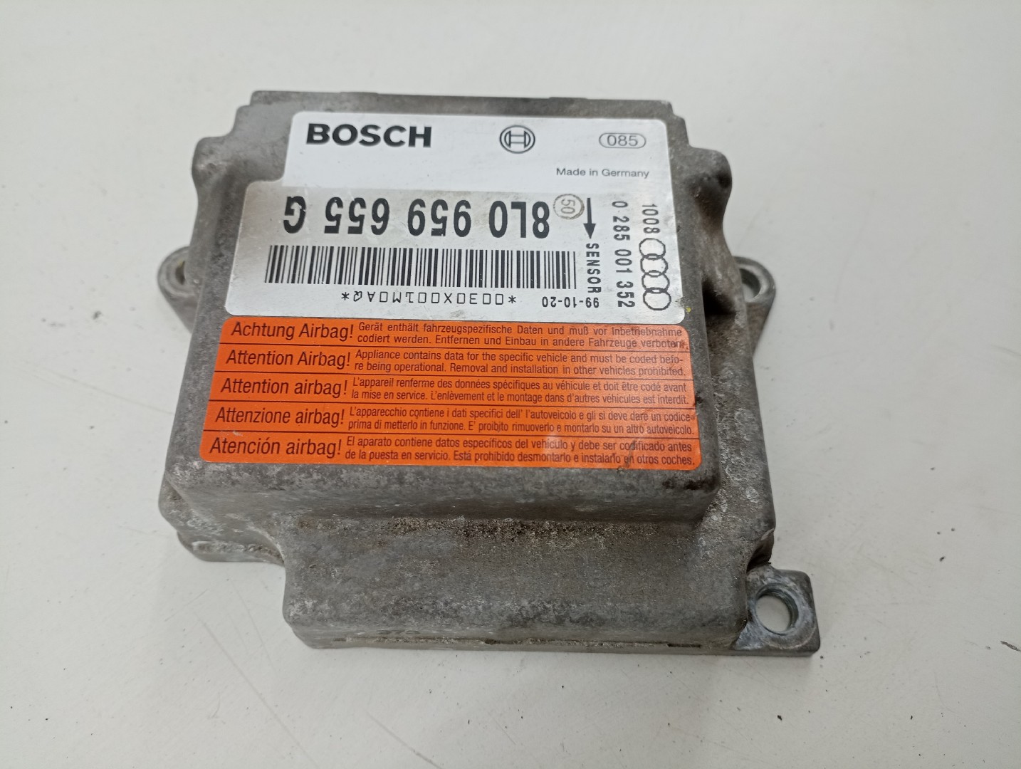 Centralina des coussins gonflables AUDI A3 (8L1) | 96 - 06