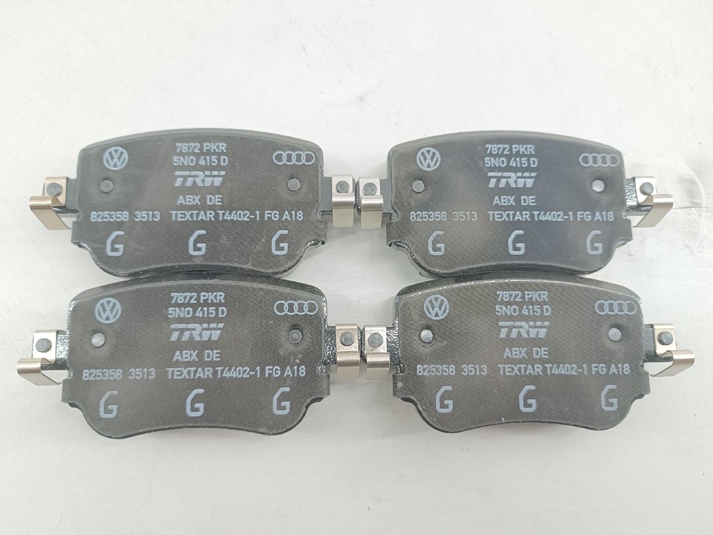 Pastilhas AUDI Q3 (8UB, 8UG) | 11 - 18